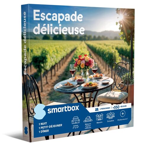 Escapade Délicieuse - Smartbox - Coffret Cadeau Séjour