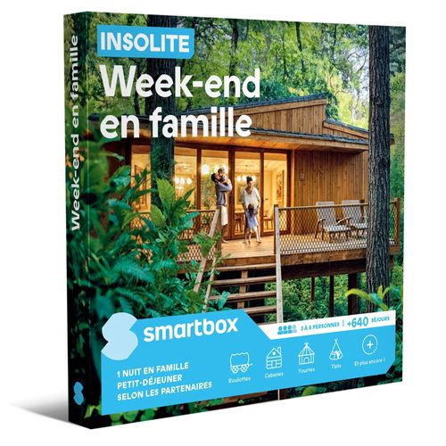 Insolite Week-End En Famille - Smartbox - Coffret Cadeau Séjour