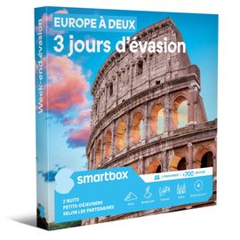 Europe À Deux Week-End Évasion - Smartbox - Coffret Cadeau Séjour