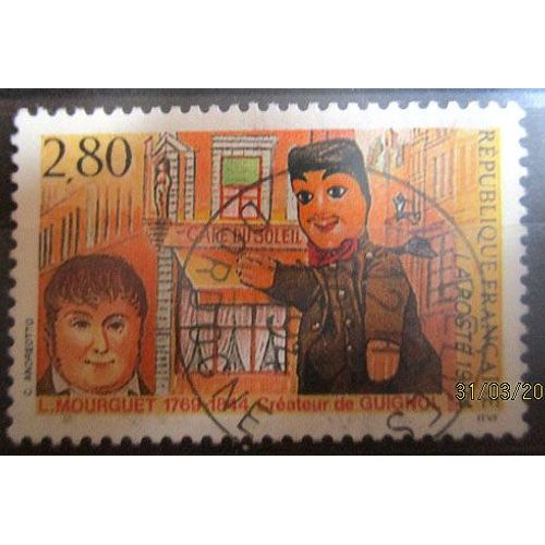 1994. F2861: 150ème Anniversaire De La Mort D L. Mourguet Créateur De Guignol.