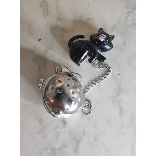 Boule A Tisane Chat Noir