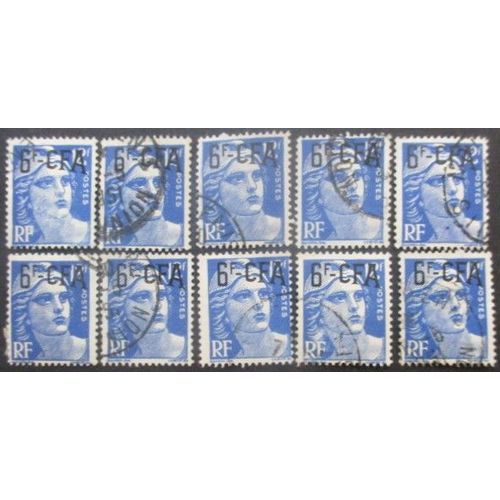 Reunion N°299 X 10 Oblitéré