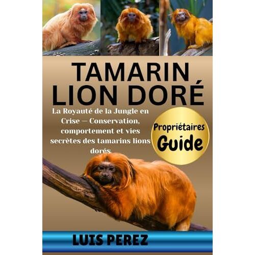 Tamarin Lion Doré: La Royauté De La Jungle En Crise Conservation, Comportement Et Vies Secrètes Des Tamarins Lions Dorés (French Edition)