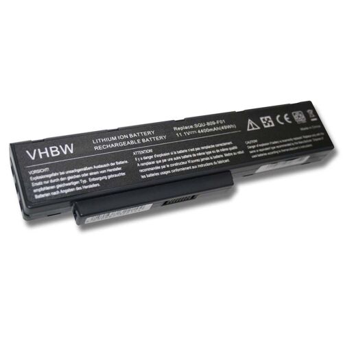 vhbw Batterie remplacement pour SQU-714 pour ordinateur portable (4400mAh, 11,1V, Li-ion)