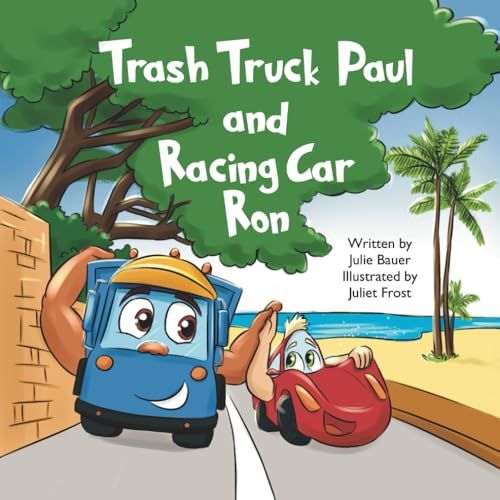 Trash Truck Paul And Racing Car Ron