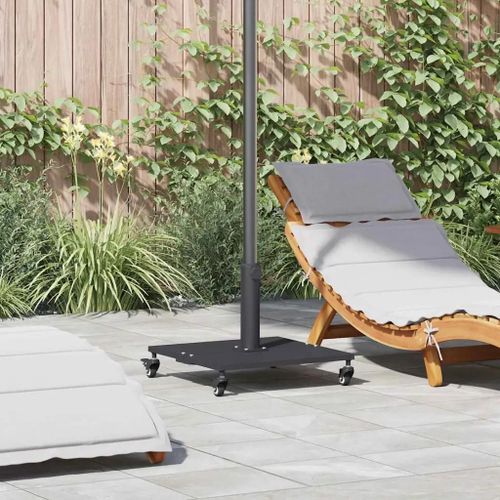 Vidaxl Socles De Parasol D'extérieur Gris Foncé 45 X 45 X 31.5 Cm