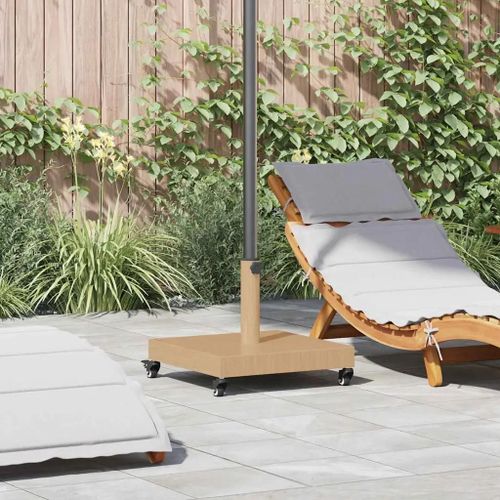 Vidaxl Socles De Parasol D'extérieur Bois Clair 45 X 45 X 32 Cm