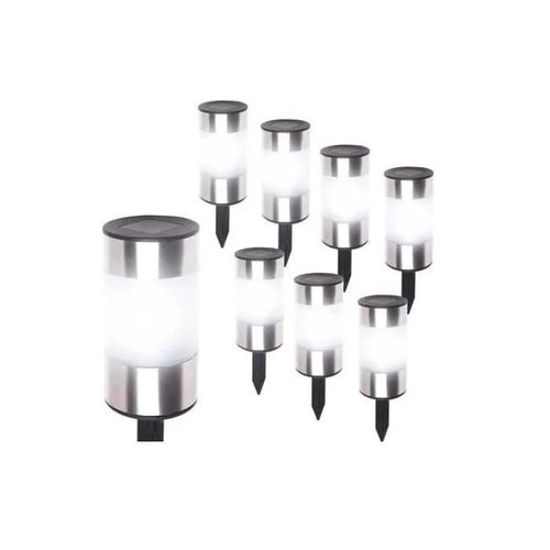 Inkazen Lot De 8 Bornes Solaires À Planter Ou À Poser