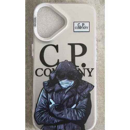 Coque Robuste Pour Iphone 16 - Logo C.P. Company - Anti-Choc