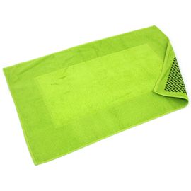 Tapis de bain antidérapant 60x90 cm velours PRESTIGE vert Pistache