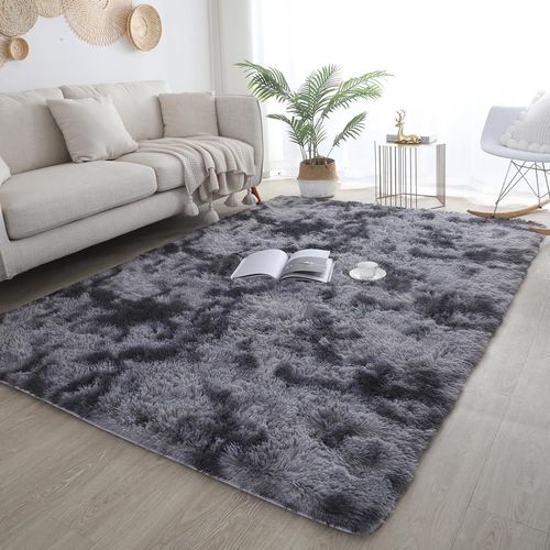 Few-Tapis Doux Et Moelleux - Pour Salon, Chambre À Coucher, Bureau - Tapis Décoratif - Pour Extérieur, Couloir, Moderne - Gris Foncé - 60 X 120 Cm