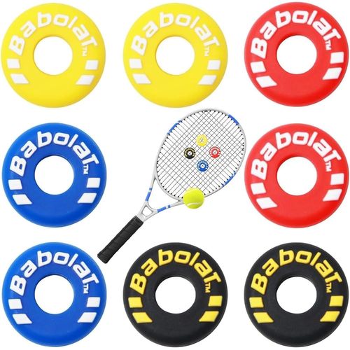 Ersan-Lot De 8 Amortisseurs De Raquettes De Tennis Amortisseurs De Raquettes De Tennis Amortisseurs En Silicone Amortisseurs De Raquettes De Tennis Convient À Tous Les Modèles De Raquettes De Tennis.