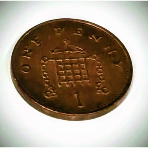 Pièce One Penny Elizabeth Rare