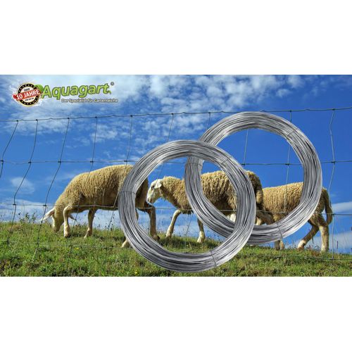 250 m fil de tension de 3,0 mm pour clôture de protection contre la faune sauvage, clôture forestière, clôture de pâturage, grillage noué