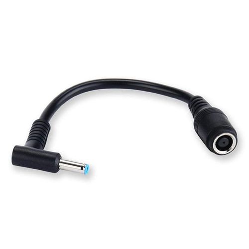 Convertisseur De Chargeur D'alimentation Cc,Excellent,Adaptateur Cc,Câble De Connecteur Pour Hp Dell,Embouts Bleus,1pc - Type Black