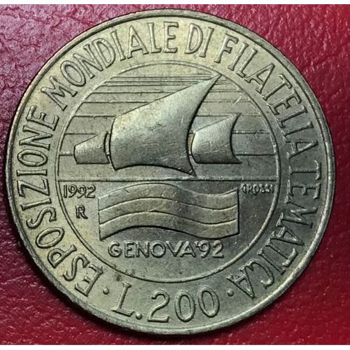 200 Lire - Exposition Philatelique - 1992 - Italie