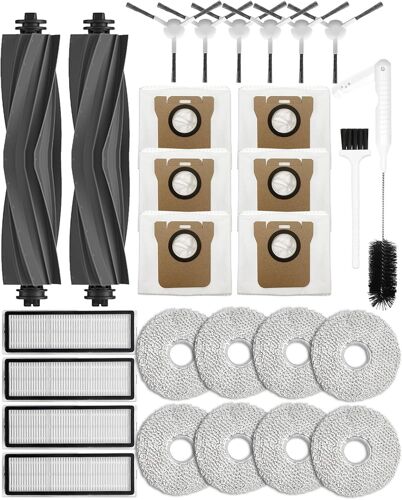 CMJAAGUR-Lot De 26 Pièces De Rechange Pour Aspirateur Dreame L10S Ultra/L10 Ultra/L10S Pro/L10S Pro Gen 2/L10 Prime,Für Xiaomi X10+/X20+ Ultra D'Accessoires 2 S Principales, 6 S Latérales[M519]