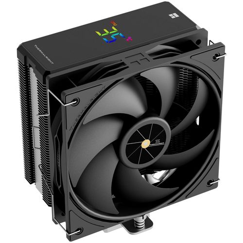 Assassin X 120R Digital Black CPU Cooler,Digital Screen Top Cover,12cm Quiet Fan CPU Air Cooler,Computer Heat Cooler,Support AM4/AM5,LGA1851/1700/115X/1200
