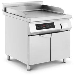 Grill professionnel induction 720 x 610 mm lisse 10000 watts acier inoxydable argenté Helloshop26 14_0009119