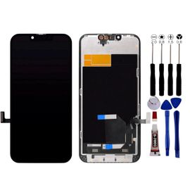 Ecran Complet Iphone 13 Lcd Vitre Tactile Compatible Châssis Kit Outils - Lcd / Noir / Avec Kit Outils