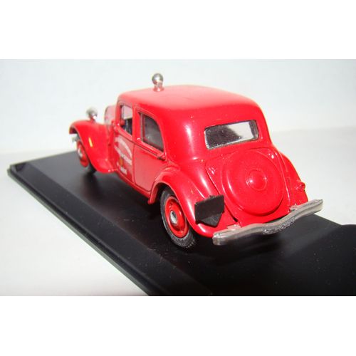 Véhicule Pompier Citroen Berline 1948 Traction Avant 11bl Ariege-Eligor