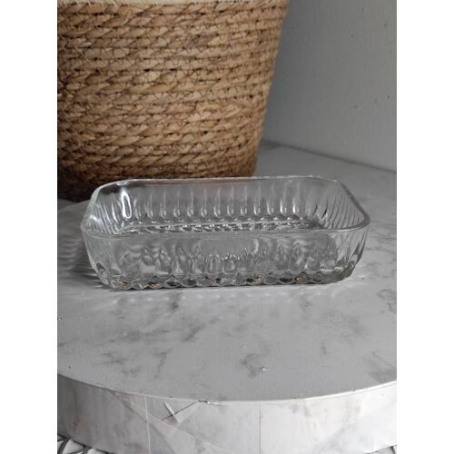 Ramequin / Beurrier En Verre Moulé