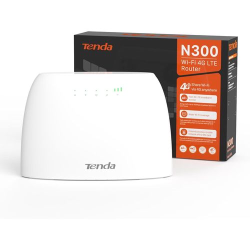 SUBZONAL-Routeur 4G03 N300 Wi-FI 4G LTE, Mobilie Routeur avec Carte SIM pour Tout opérateur, Cat4 150Mbps, connectivité jusqu'à 32 appareils, Antennes internes