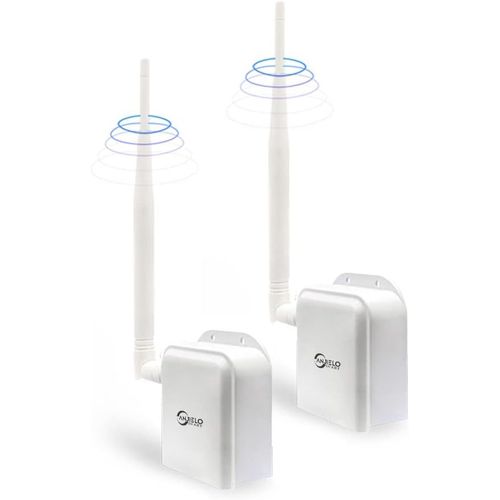 SUBZONAL-Pont sans Fil Point à Point accès sans Fil Longue Distance 2,4 G WiFi Pont Prend en Charge 800 m de Distance de Transmission extérieure, Convient pour Les systèmes de sécurité, Les caméras I