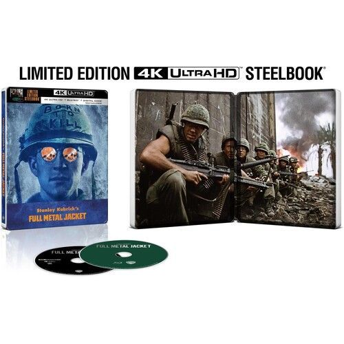 Full Metal Jacket (Steelbook) [Ultra Hd] 4k Mastering, Steelbook, Digital Copy