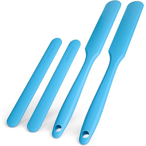Tianyi-4 Pièces Kit Réutilisables Silicone Bâtonnets Antiadhésif, 1 Grand Rrattoir En Silicone Pour Remuant Mélange De Résine Époxy, Le Moulage De Bijoux