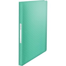 Apt-- Porte-Vues A4 Avec 80 Pochettes, Capacité 160 Feuilles, Rangement & Présentation De Documents, Maison / Bureau, Motif Texturé, Gamme Colour'breeze, Vert, 626238