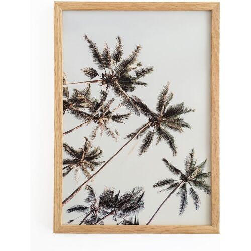 KALANKA-Cadre Photo en Bois Naturel (21 x 30 cm)