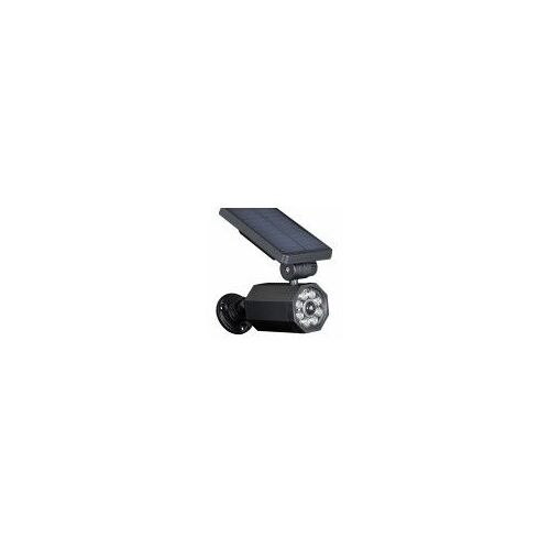 Spot Solaire Mural - Ezsolar - Design Caméra De Surveillance - Ip44 - 400 Lumens - Blanc Neutre - Noir