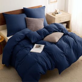 4-Piece Bed Linen 135 X 200 Cm,2 X Duvet Cover 135 X 200 Cm And 2 X Pillow Cases 80 X 80 Cm,Oeko-Tex Certified Polyester Microfibre With Zip