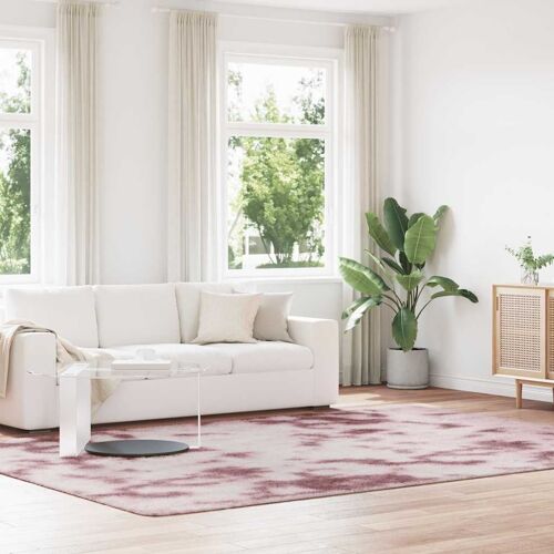 Vidaxl Tapis Shaggy À Poils Longs Navarra Rose Poudré 240x340 Cm