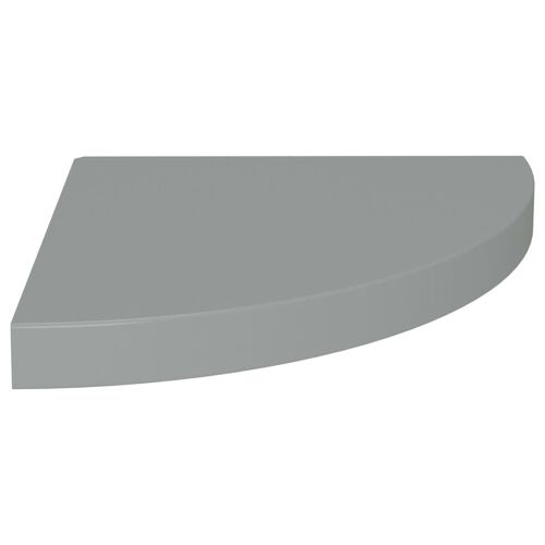 vidaXL ?tag¿¿re d'angle flottante Gris 35x35x3,8 cm MDF