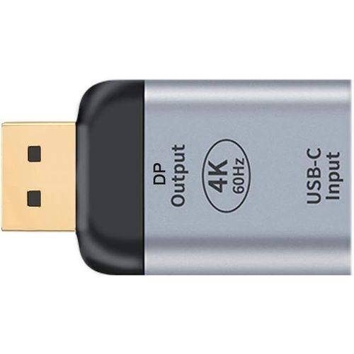 KALANKA-Cablecc - Adaptateur USB-C femelle vers DisplayPort HDTV à résolution 4K 60 Hz 1080p pour tablette, téléphone et ordinateur portable