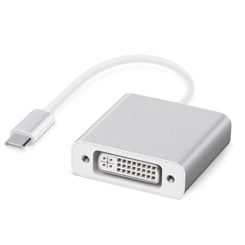 LORANKA-Adaptateur USB-C vers DVI, 4K à 30 Hz, compatible MacBook Air/iPad Pro 2018, MacBook Pro 2018/2017, Samsung Galaxy S10/S9, Surface Book 2