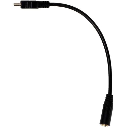 SUBZONAL-Câble Adaptateur de Microphone Mini USB vers Prise Audio 3,5 mm, léger et Durable, Design Plug Play pour caméra Hero3 Hero4 Noir