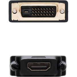 KALANKA-L'adaptateur DVI 24+1/M vers HDMI A/H permet la conversion de signaux vidéo numériques. Compatible avec les appareils qui nécessitent une connexion DVI vers HDMI, facilite la transmission de