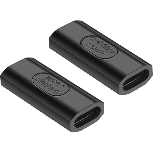 240W USB C Adaptateur d'angle de 90 degrés 40Gbps Type C mâle à Femelle Adaptateur de connecteur d'extension pour tablettes, Ordinateurs Portables (C-F)