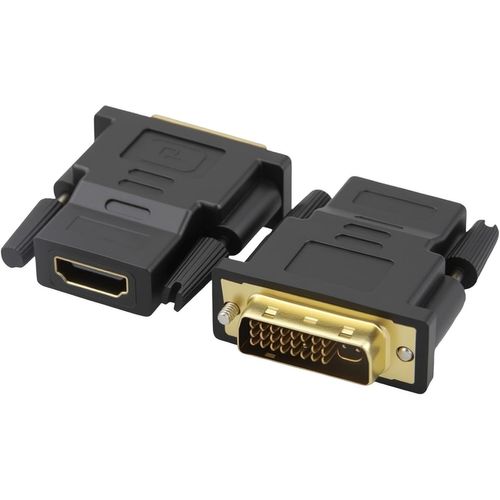 KALANKA-Adaptateur DVI-D vers HDMI, Convertisseur Bidirectionnel, 19 Broches, Noir