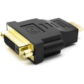 KALANKA-Adaptateur DVI Femelle vers HDMI Mâle | Double liaison (24 + 1 broches) | Adaptateur bidirectionnel DVI | Télévision Full HD 1080P | Compatible avec PS3/PS4