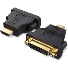 KALANKA-Adaptateur - dvi vers HDMI, Permet Une Connexion Entre Les appareils, Type M/M, Compact et léger, idéal pour la vidéo numérique de Haute qualité. *