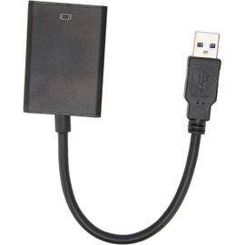 KALANKA-Adaptateur USB3.0 vers HDMI, Interface Multimédia USB3.0 vers Haute Définition Mâle vers Femelle pour Ordinateurs de Bureau Universels et Ordinateurs Portables