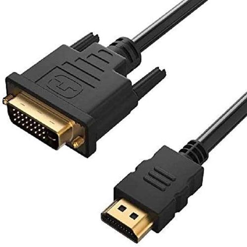 KALANKA-Câble Adaptateur HDMI vers DVI-D Dual Link 24 + 1 Broches Audio vidéo 1 m, 2 m, 3 m, Prend en Charge Plusieurs appareils (1 m)