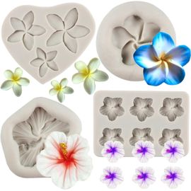 Accessoires Pâtisserie DIY MINFEIDMS Moule à Fleurs En Silicone Pour Fondant - Décoration Gâteaux, Chocolat, Pâtisserie - Réutilisable Et Alimentaire Moules Fleurs Fondant