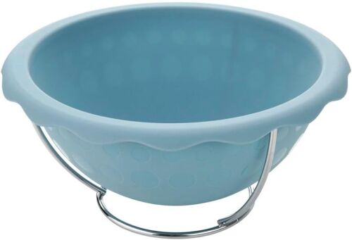 Jexnovashop-43937 Moule Demi Sphère Pour Ballon De Foot, Moule À Gâteau Demi Sphère, Moule Robe De Princesse, Silicone, Bleu, 18 X 9 Cm