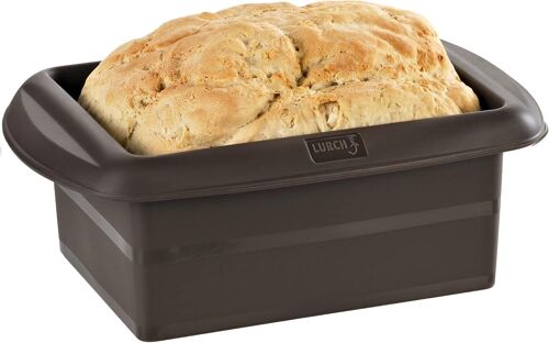 Kalanka-Moule À Pain Flexiform, Moule À Pain En Silicone Platine 100 % Sans Bpa, 14,5 X 10,5 X 7 Cm, Brun-Kalanka