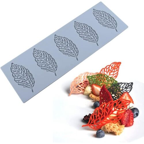Ershi-Une Variété De Feuilles D'érable En Résine Moule En Silicone Pour Décoration De Gâteau Fondant Outils De Bricolage Chocolat [4243]
